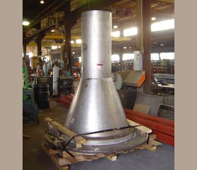 Stainless Steel Cone Insert for an Incinerator