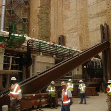 Structural Steel Wall Support for DC Tunnel Project